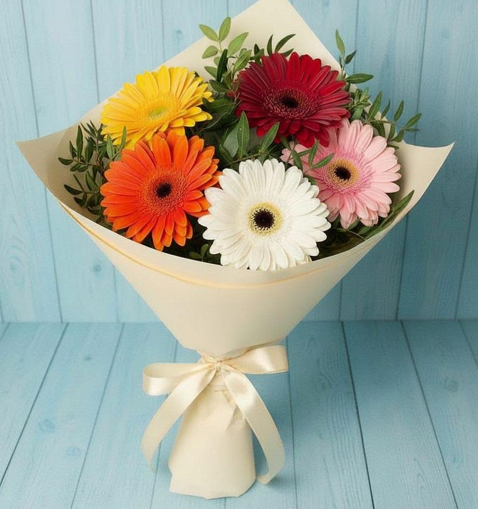 Букет цветов из: Герберы в Жуковке