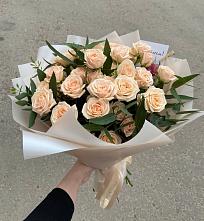 Букет Кремовые розы Латте #REPLACE_PRED# Жуковке