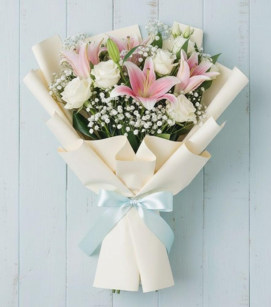 Букет цветов из: Лилии в Жуковке