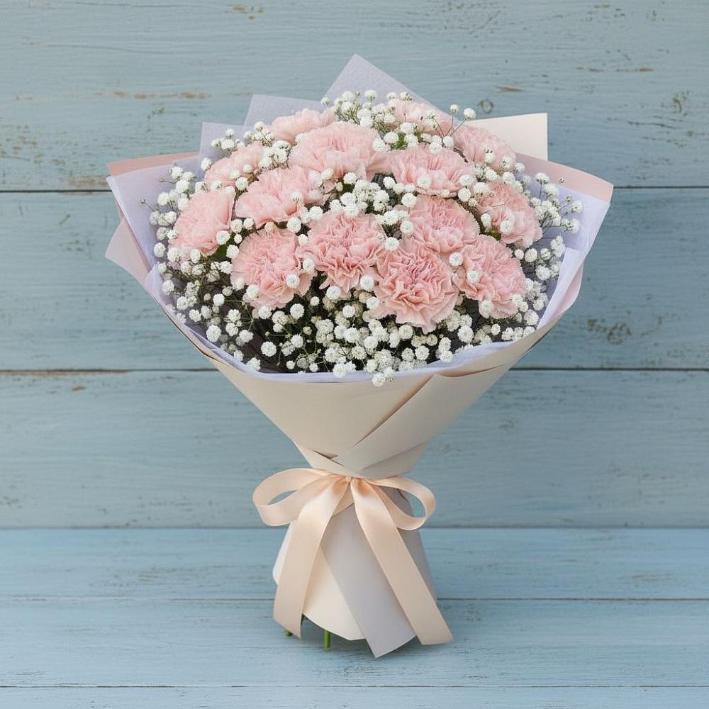 Букет цветов из: Гвоздики в Жуковке