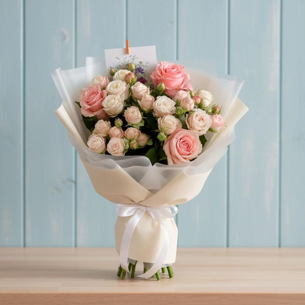 Букет цветов из: Розы в Жуковке