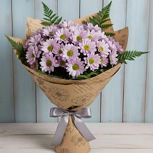 Букет цветов из:  Хризантемы #REPLACE_PRED# Жуковке