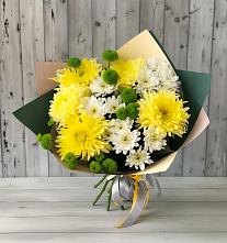 Букет цветов из:  Хризантемы #REPLACE_PRED# Жуковке