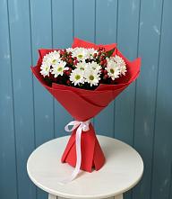 Букет цветов из:  Хризантемы #REPLACE_PRED# Жуковке