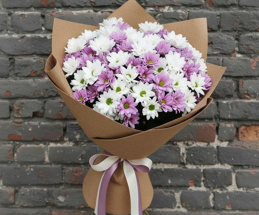 Букет цветов из: Хризантемы в Жуковке