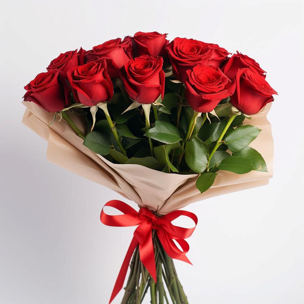 Букет 11 Красных роз Эдлесс Лав в Жуковке