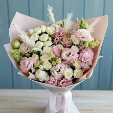 Букет цветов из:  Альстромерии и Розы #REPLACE_PRED# Жуковке