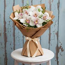 Букет цветов из:  Орхидеи и Розы #REPLACE_PRED# Жуковке